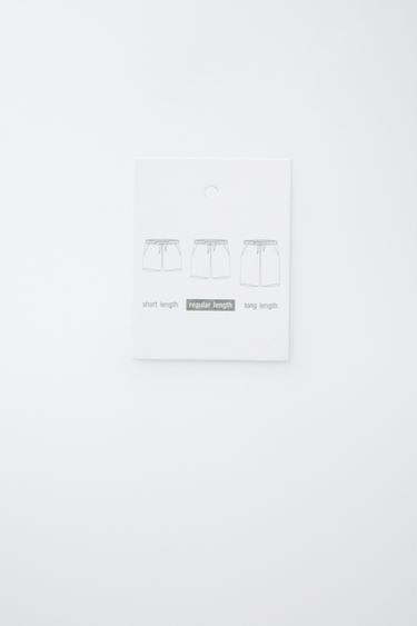 2-6 ANS/ SHORT DE BAIN EN SEERSUCKER À RAYURES - Bleu de Zara - Image 4