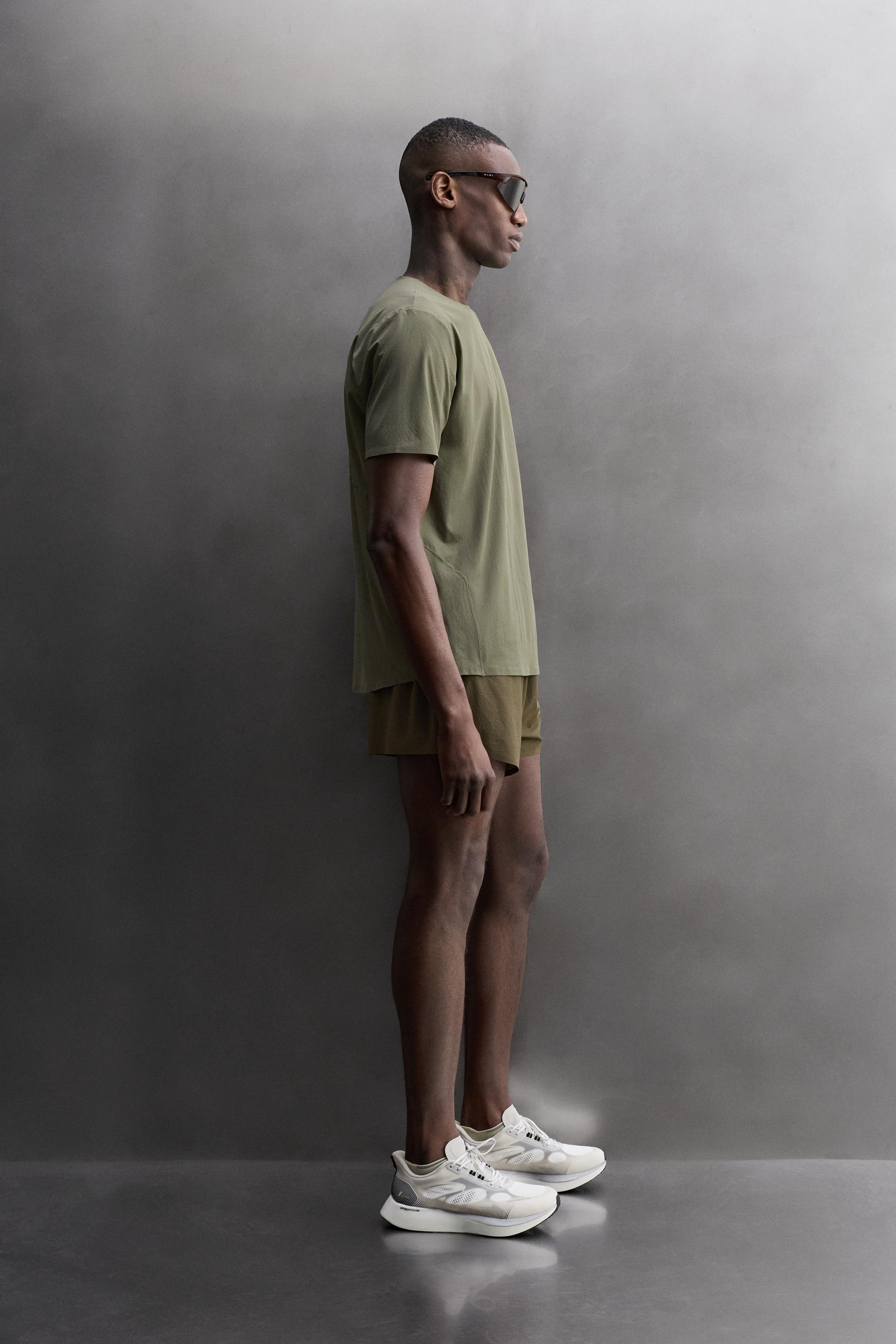 Мужские рубашки Zara TECHNICAL TEXTURED SHIRT — фото 4