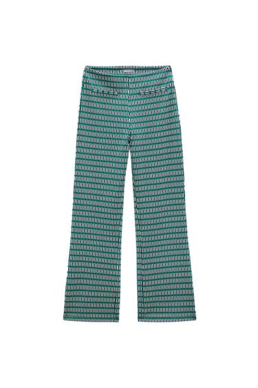 JACQUARD TROUSERS