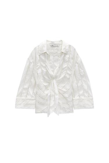 BLUSA DRAPEADA PLIEGUES