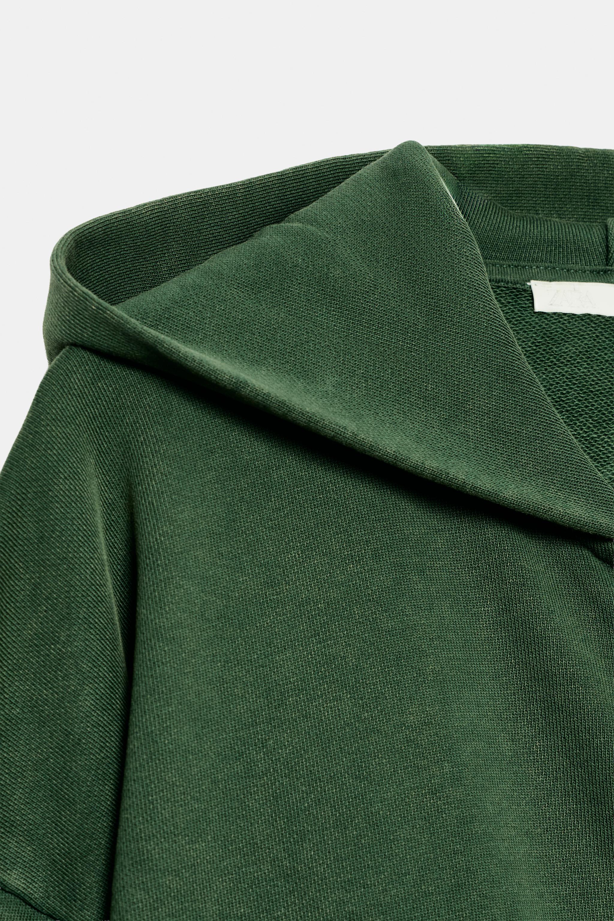 WASHED ZIP-UP HOODIE