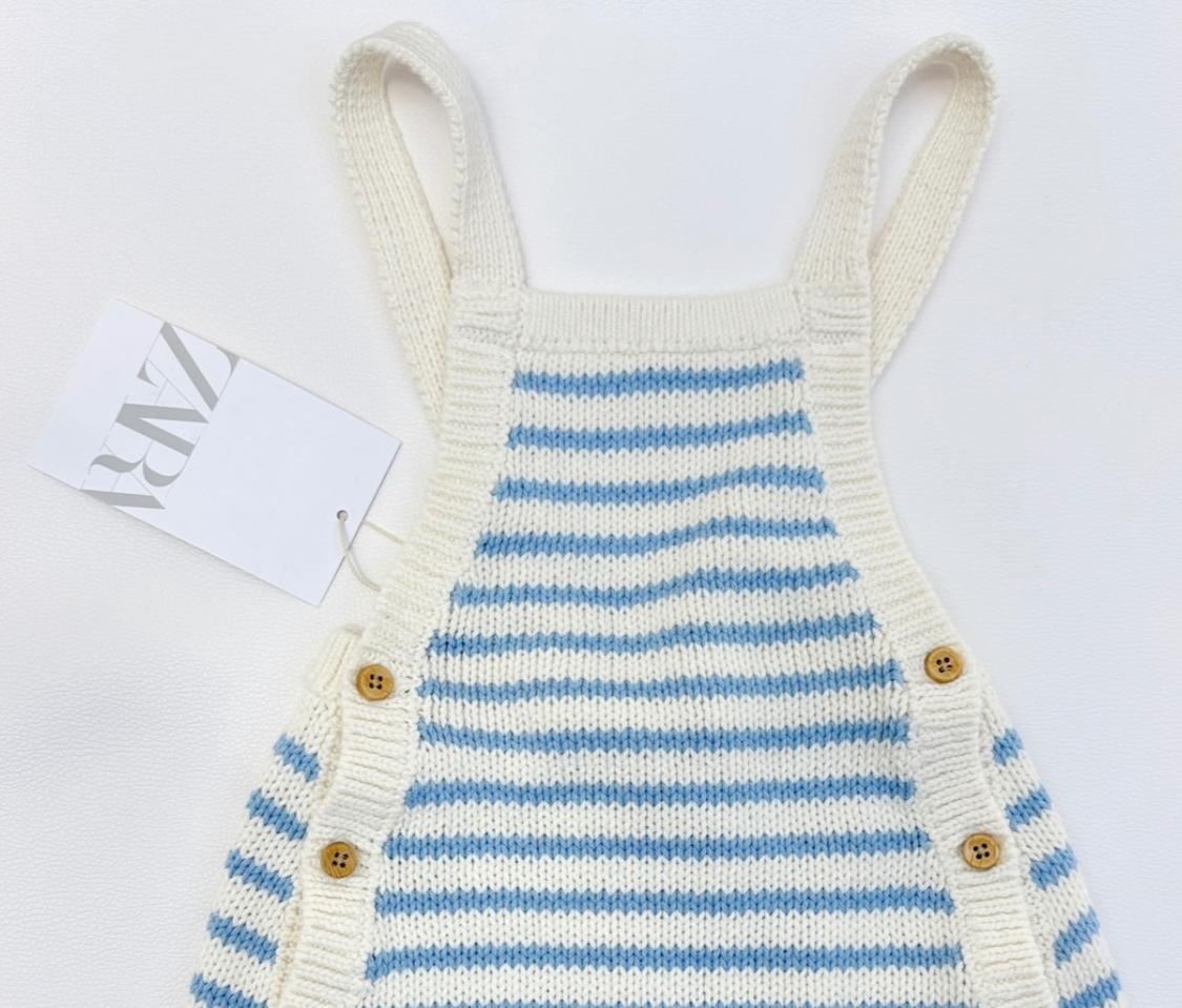 STRIPED KNIT JUMPSUIT - Image 3