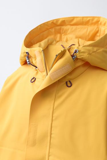 WATER-RESISTANT AND WINDPROOF JACKET - Yellow by Zara - Image 4