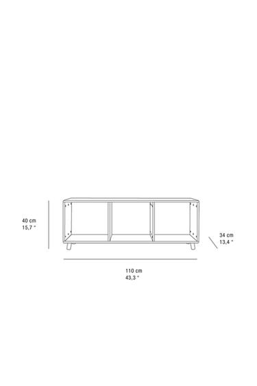 WOOD STORAGE SIDEBOARD - Light beige by Zara - Image 6