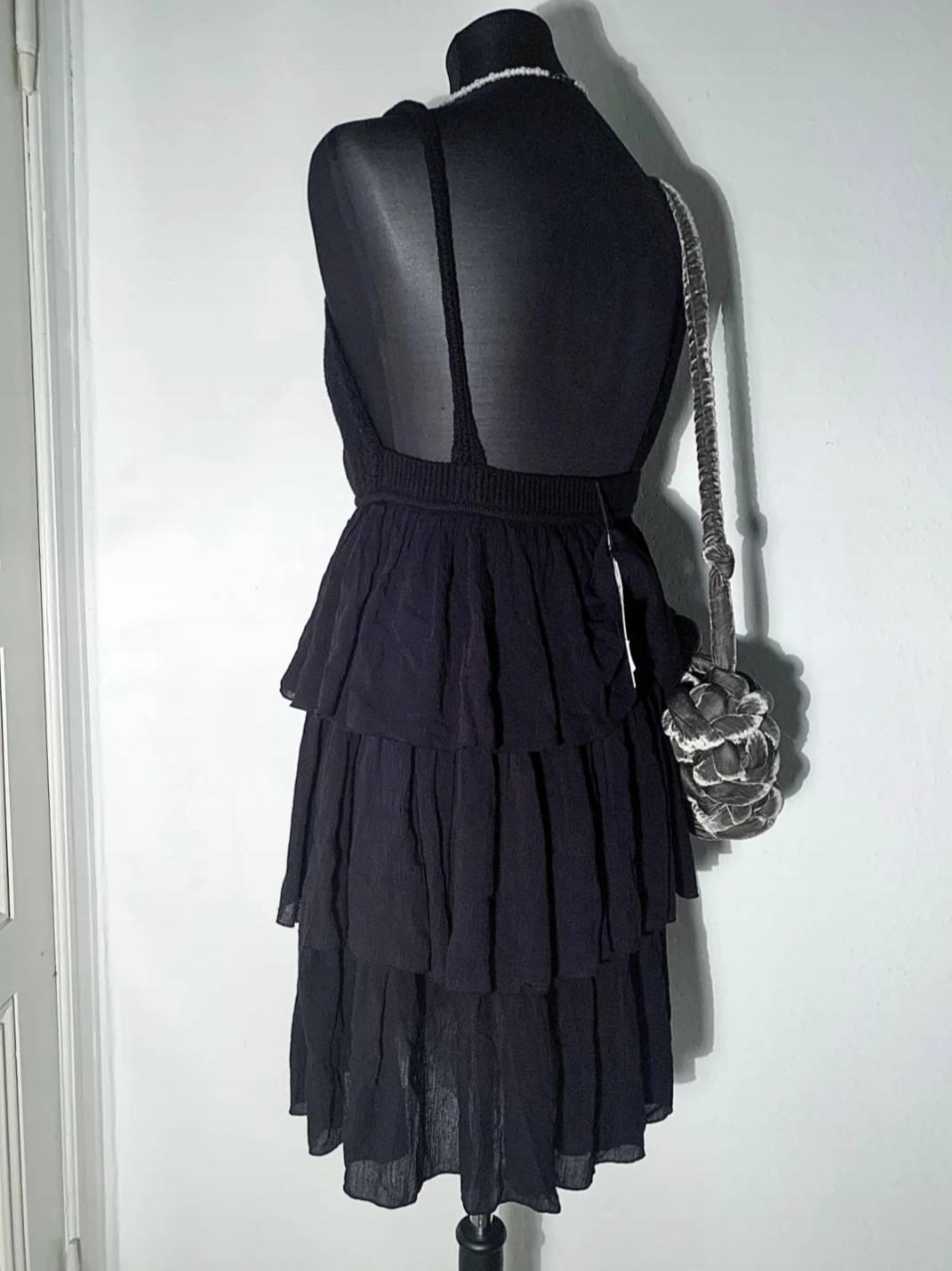 ASYMMETRIC KNIT RUFFLED TOP - Image 4
