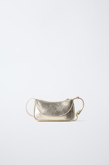 SAC BANDOULIÈRE MÉTALLISÉ - Or de Zara - Image 4