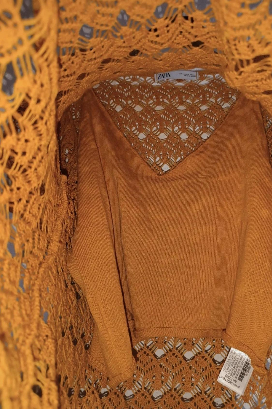 POINTELLE TOP WITH RUFFLED SLEEVES - Image 2