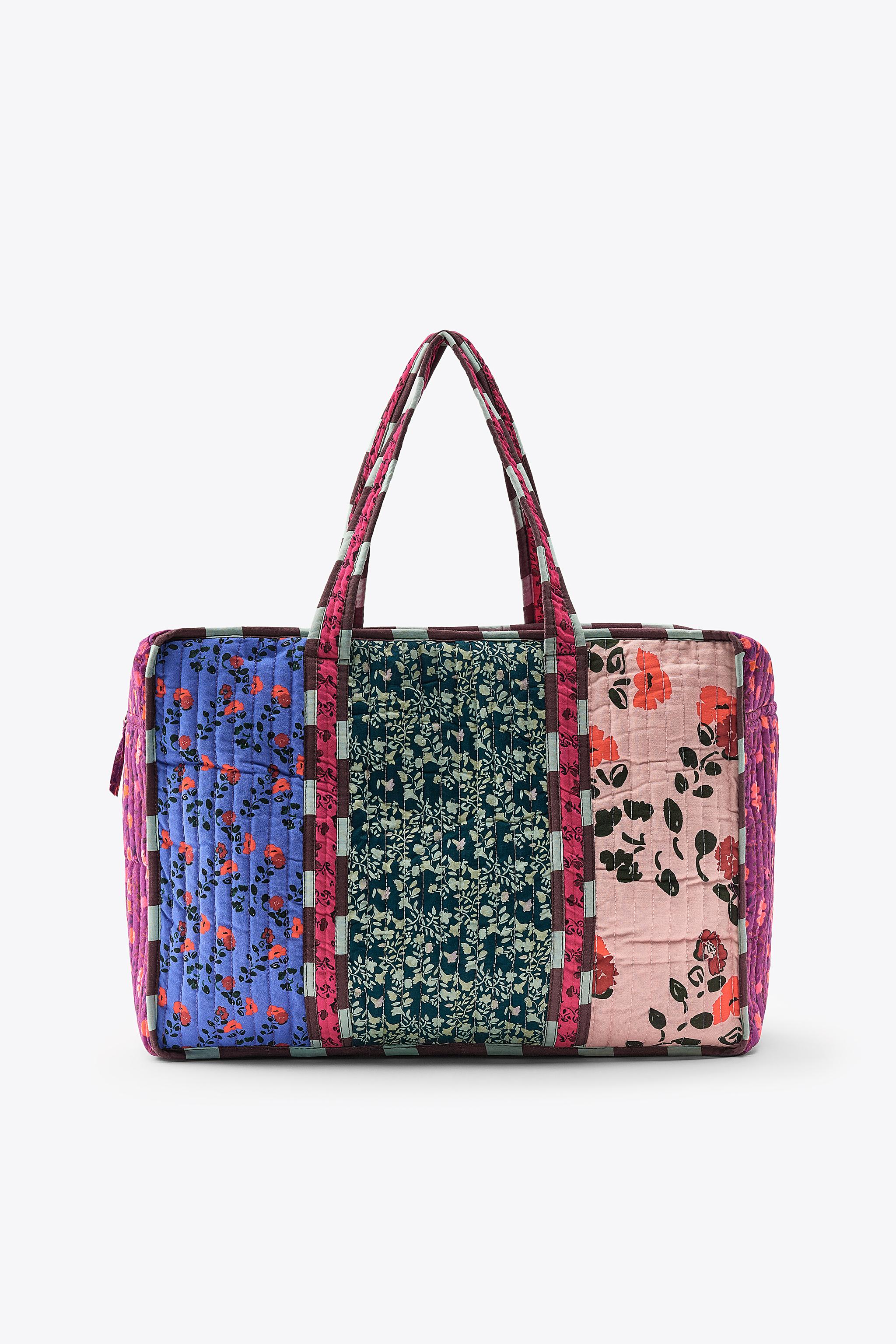 ZARA【NEW】COMBINED QUILTED TRAVEL BAG