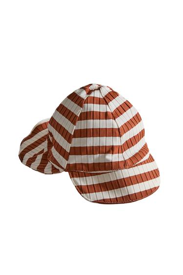 CHAPÉU DE PRAIA INFANTIL ÀS RISCAS - Telha da Zara