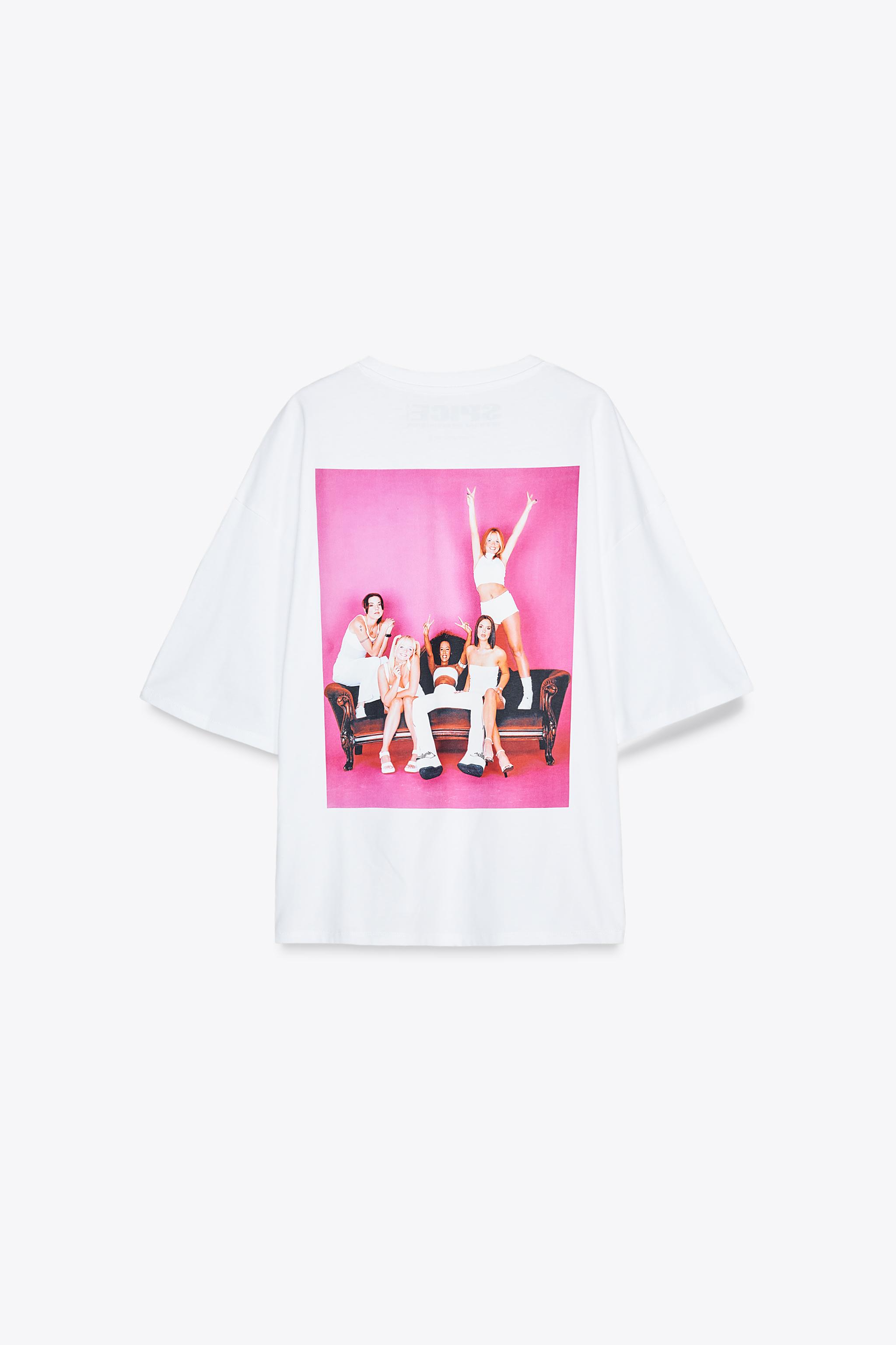 SPICE GIRLS PRINT T-SHIRT - White | ZARA Canada