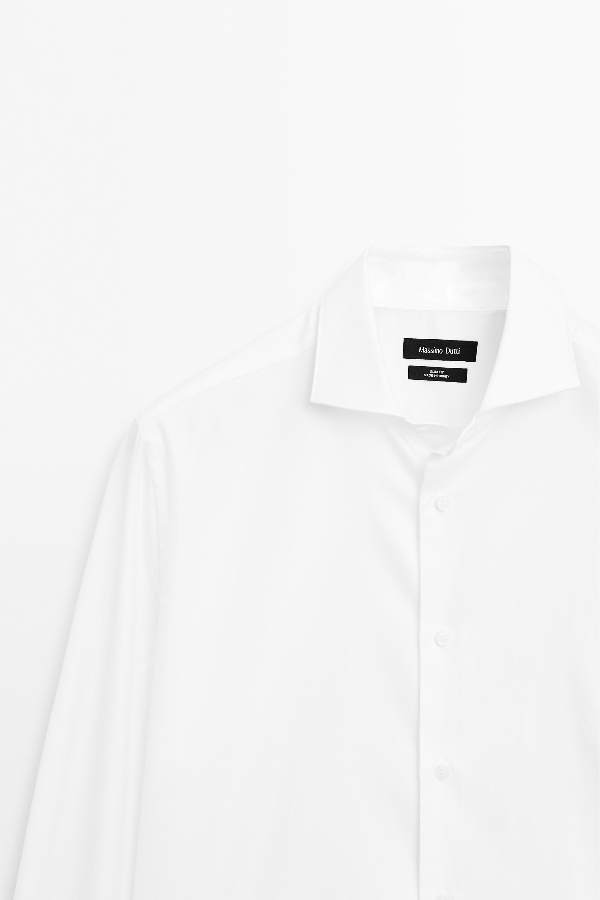 Chemise slim 100 % coton