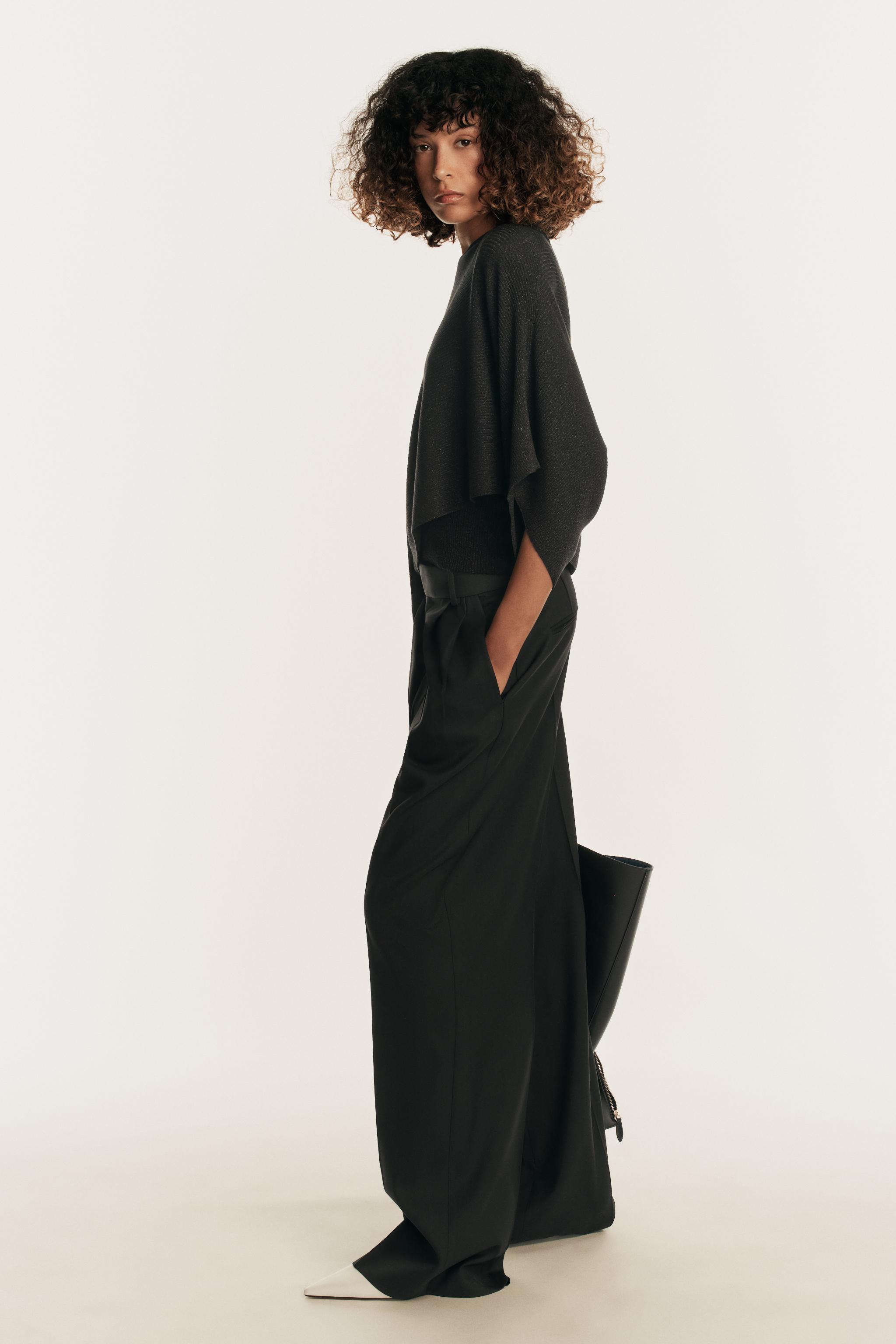 Женские свитеры Zara CROPPED CAPE JUMPER — фото 3