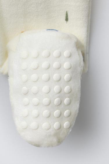 VELOUR HOUSES PRINT SLEEPSUIT - Ecru by Zara - Image 3