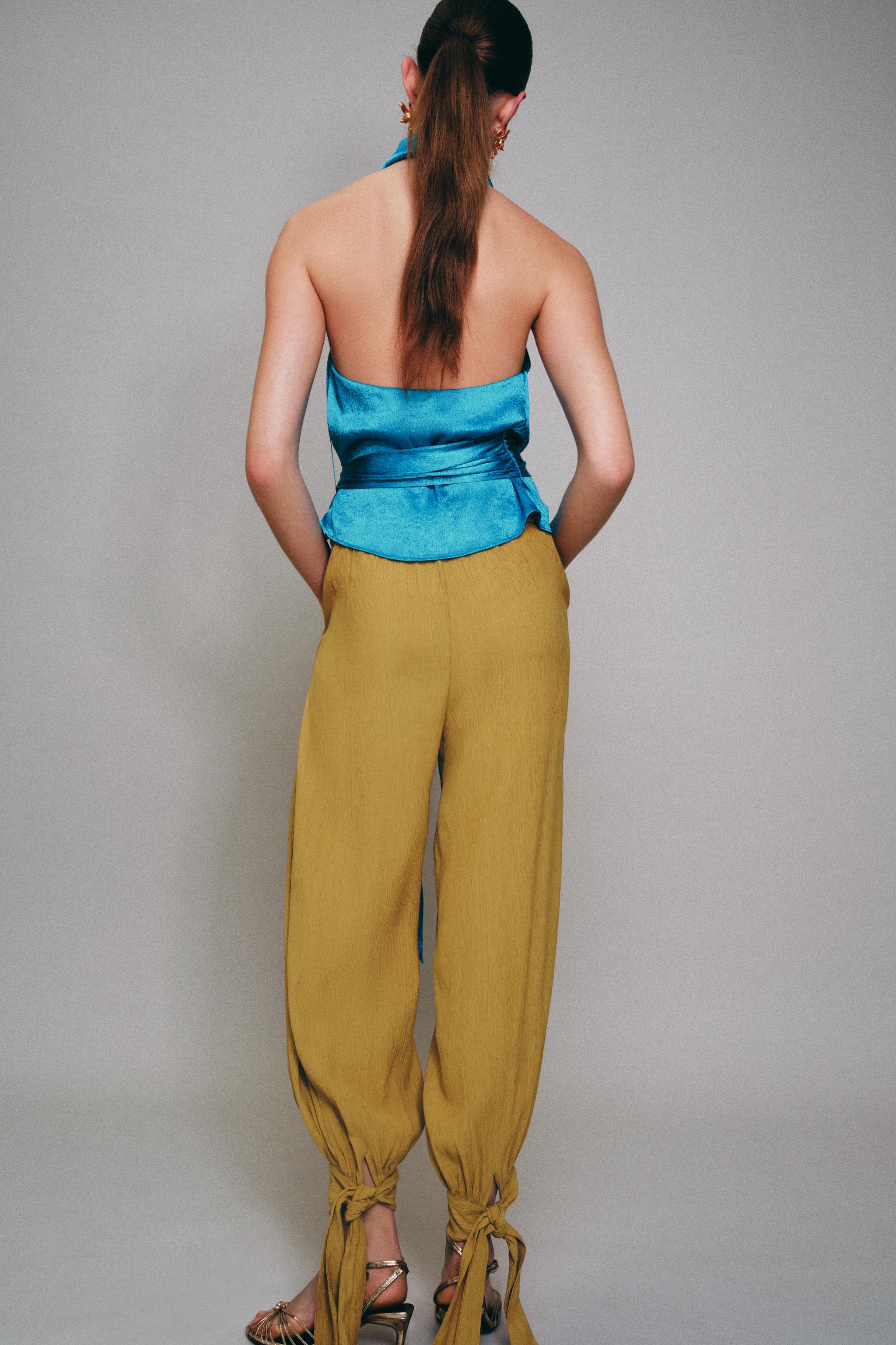 SAROUEL TROUSERS WITH BOWS