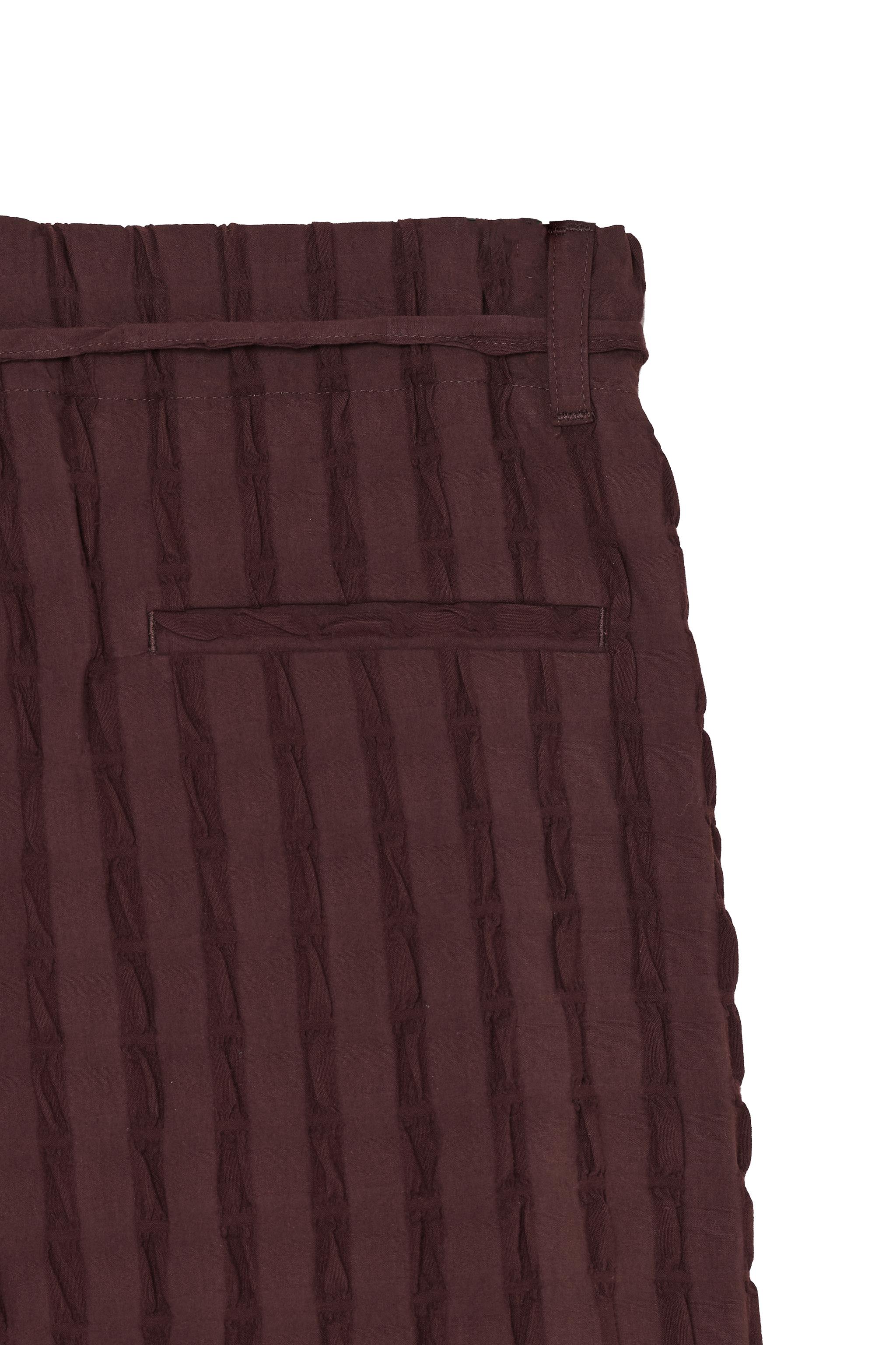 Мужские шорты Zara BELTED JACQUARD STRIPED SHORTS — фото 5