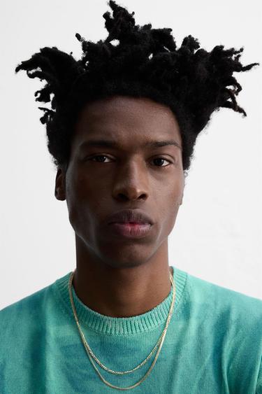 GRAPHIC PRINT KNIT T-SHIRT © OTIS KWAME KYE QUAICOE - Blue by Zara - Image 4