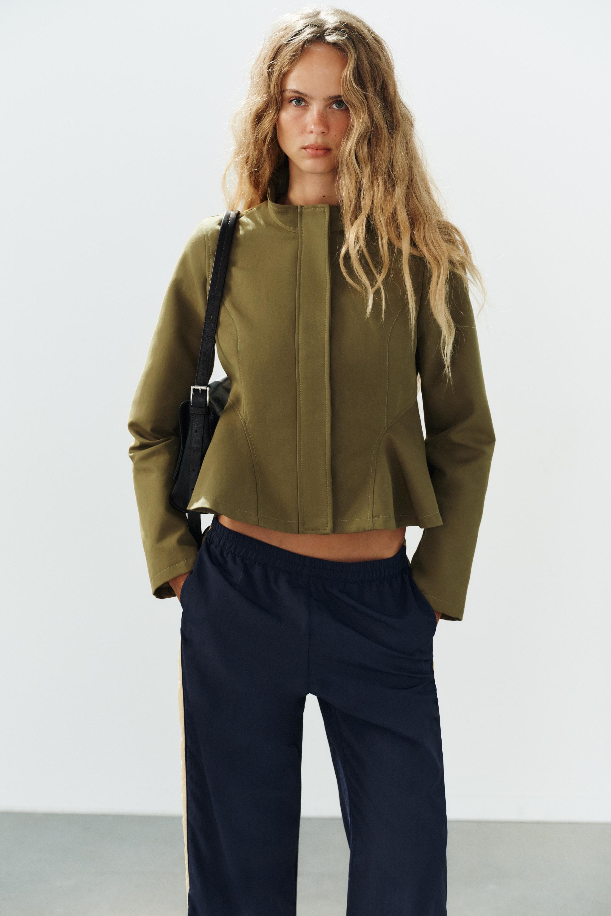 Zara Vücuda Oturan Peplum Ceket görsel 2