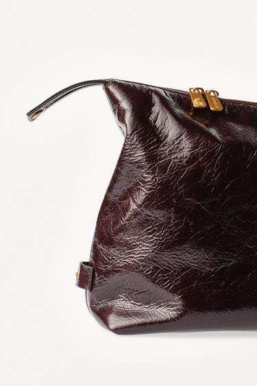 CLUTCH XXL COURO WILLY CHAVARRIA X ZARA - Marrom da Zara