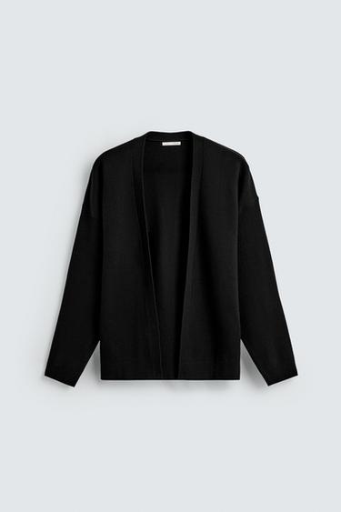 Zara 開襟衫 - 黑色