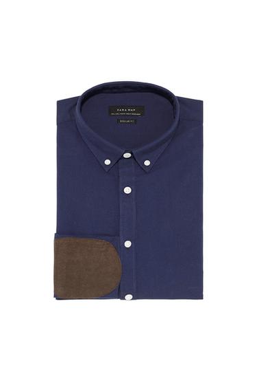 OXFORD SHIRT WITH ELBOW PATCHES
