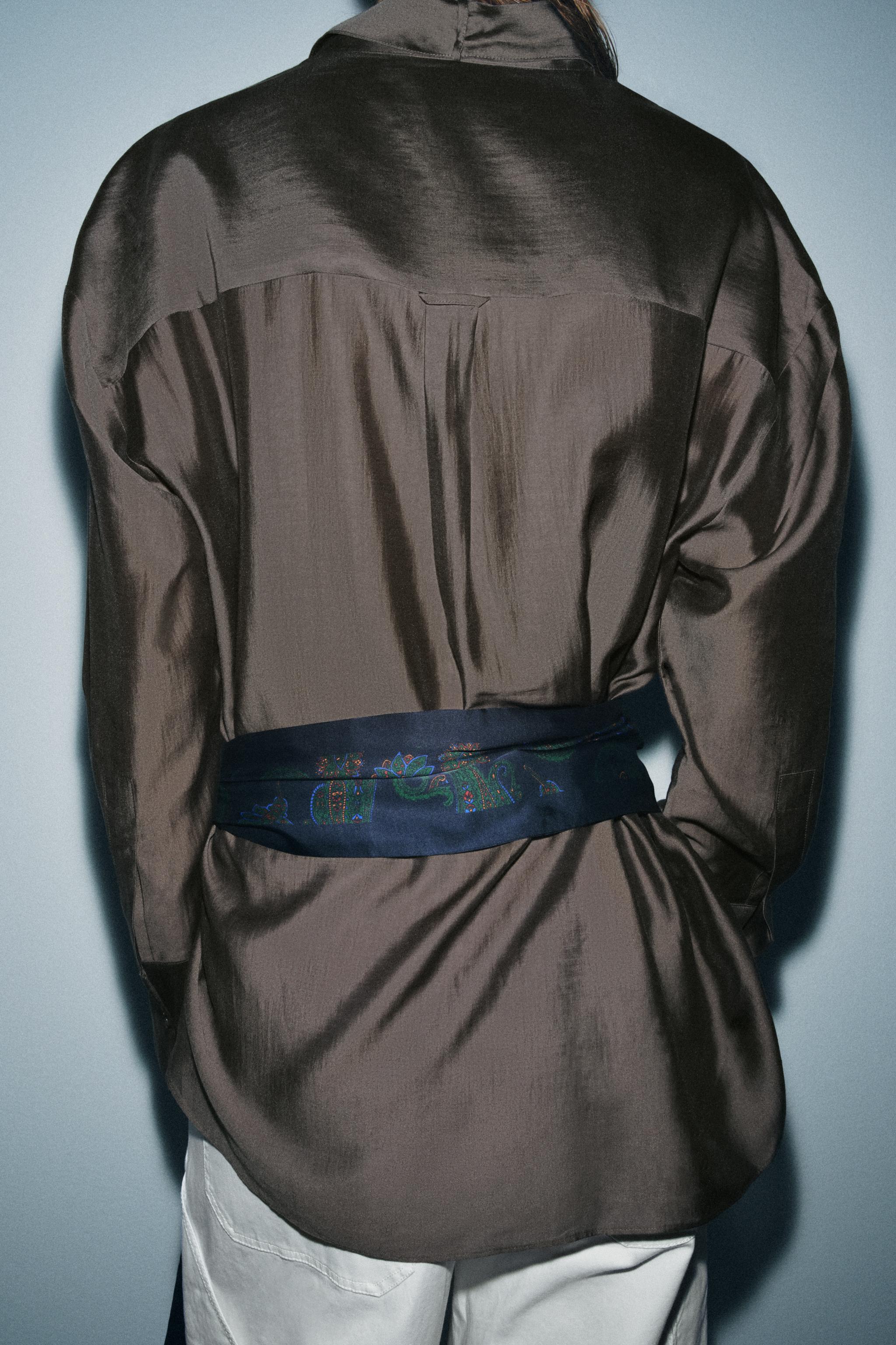 ZW COLLECTION BOW POCKET SHIRT