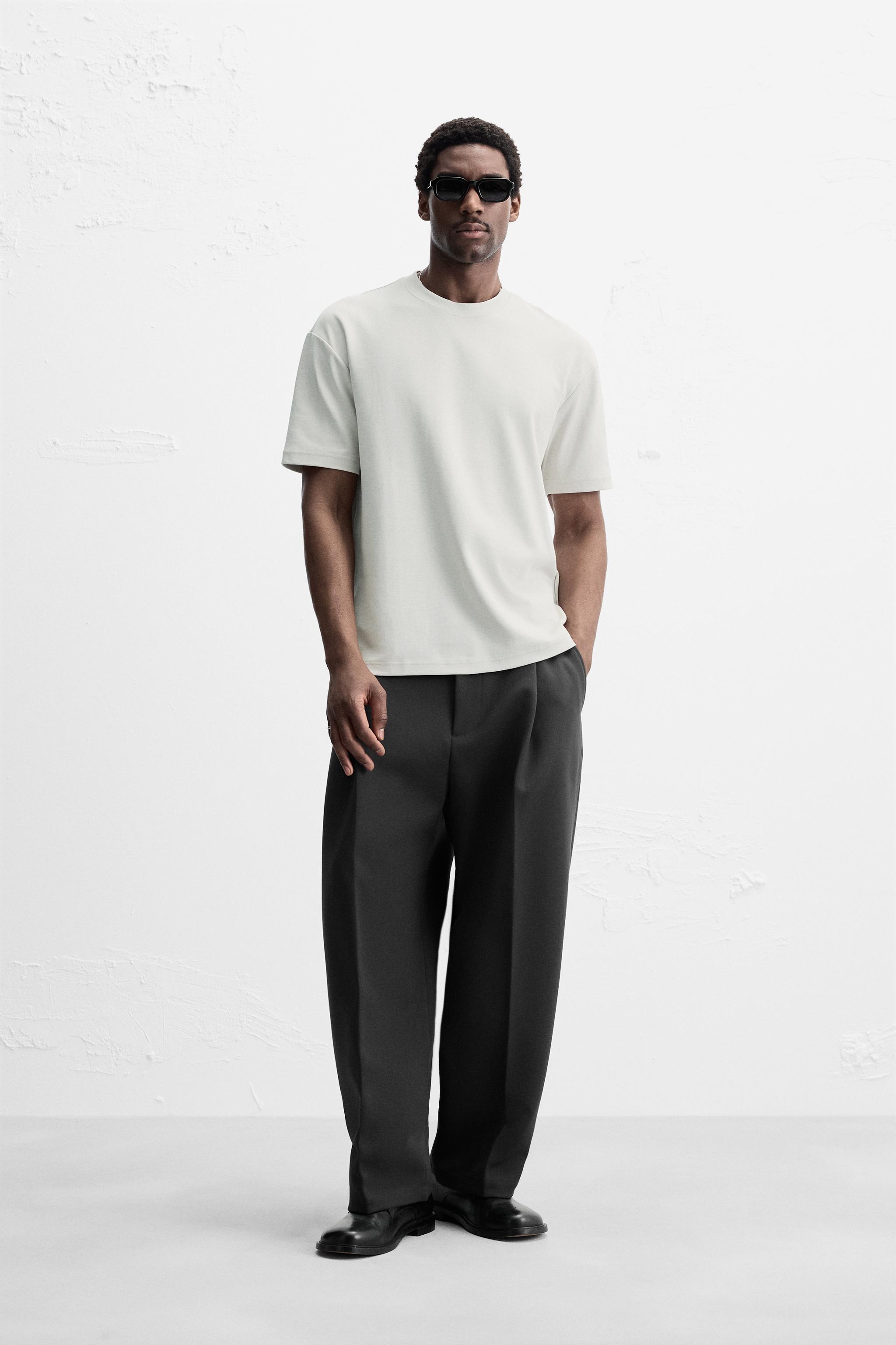 【2plan】[1+1] Keta Basic Shirt Z104-J1 UNISEX OVERSIZED SS CREW | Asher LA – Asherla