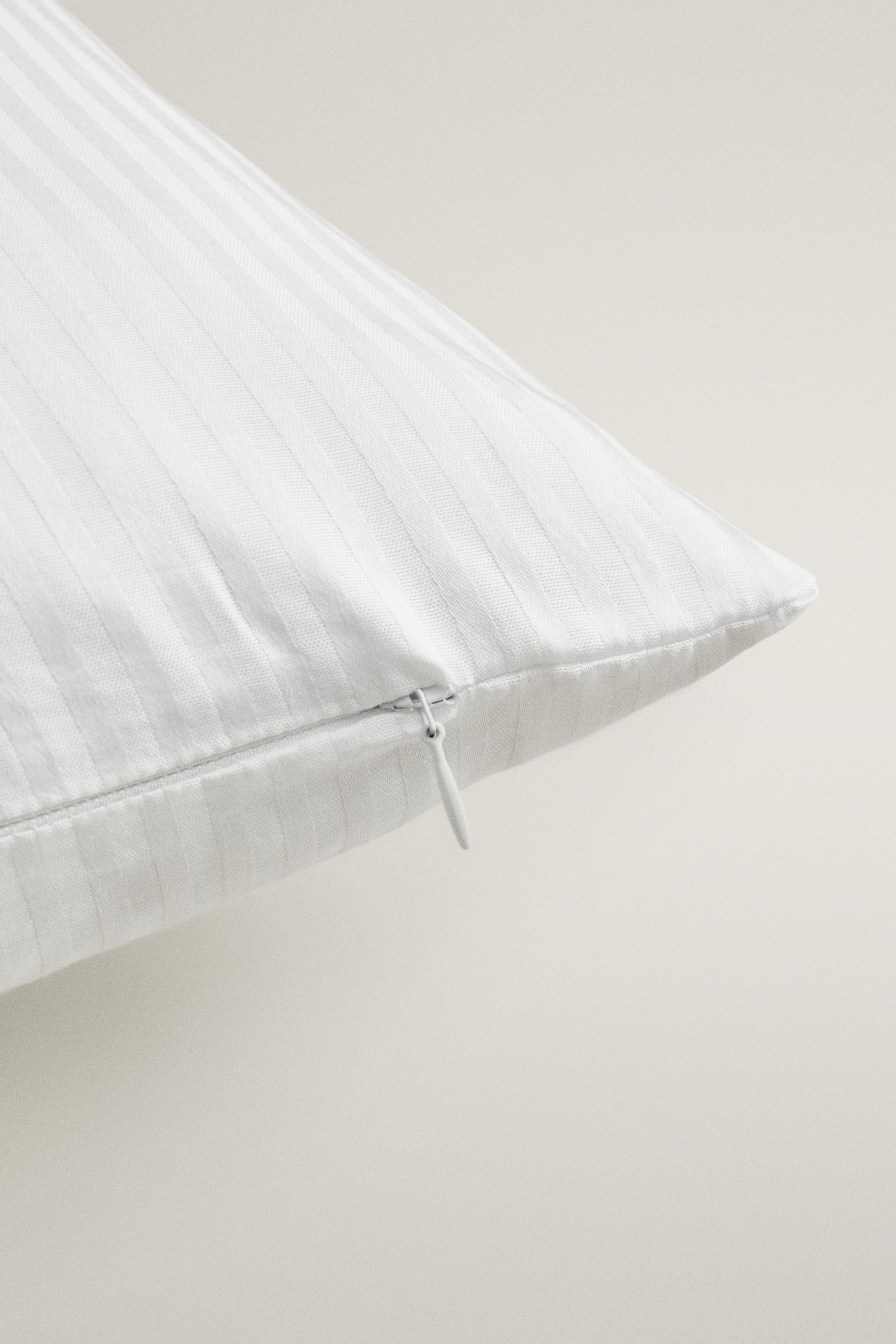 Zara STRIPED COTTON PILLOW PROTECTOR — фото 3