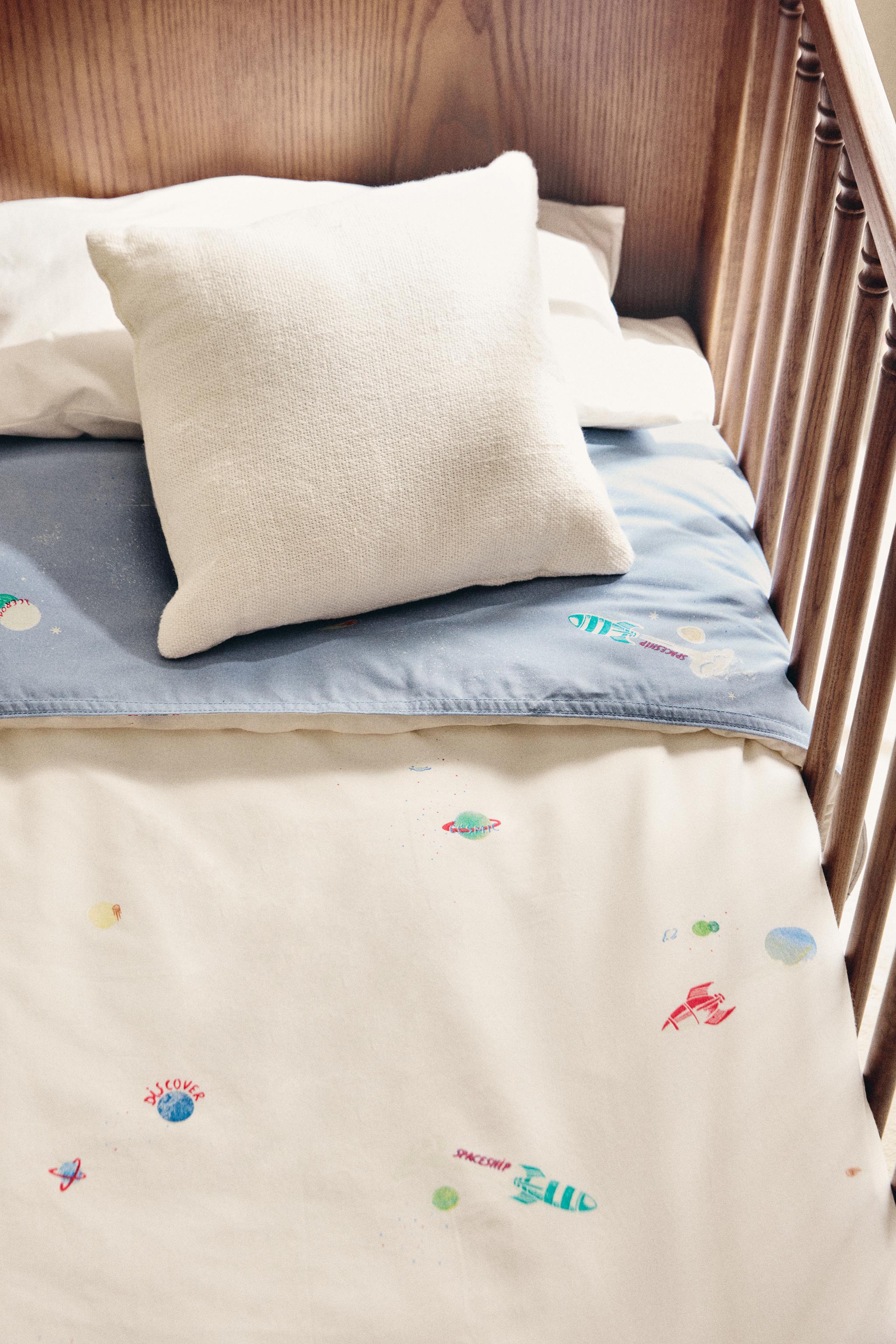 Детские топы Zara KIDS' SPACE FLAT SHEET — фото 7