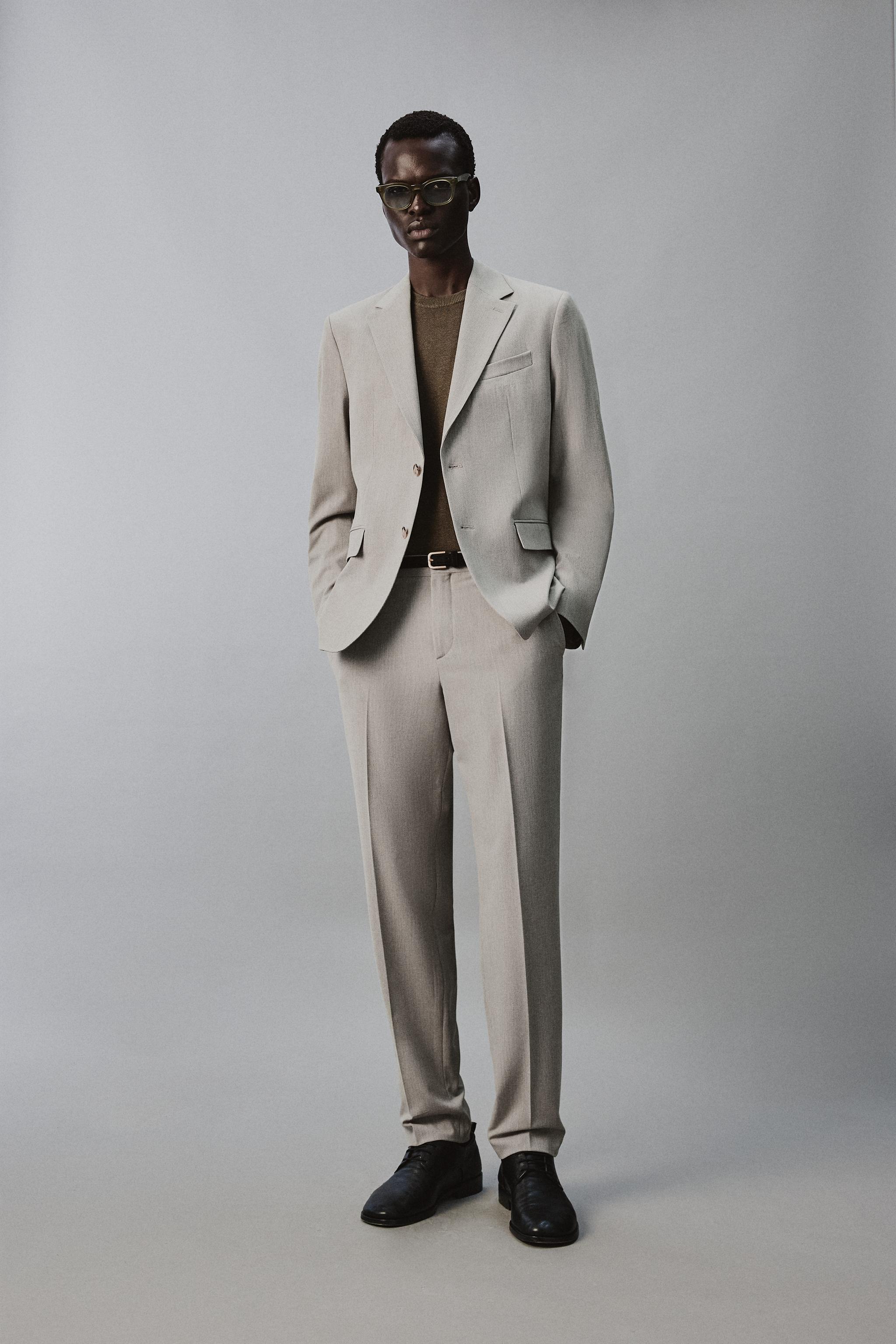 ✨激レア✨ZARA MAN 3ピース シルク混 セットアップ スーツ メンズスーツ | ZARA 日本