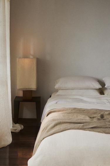 MUSLIN DUVET COVER - Ecru by Zara