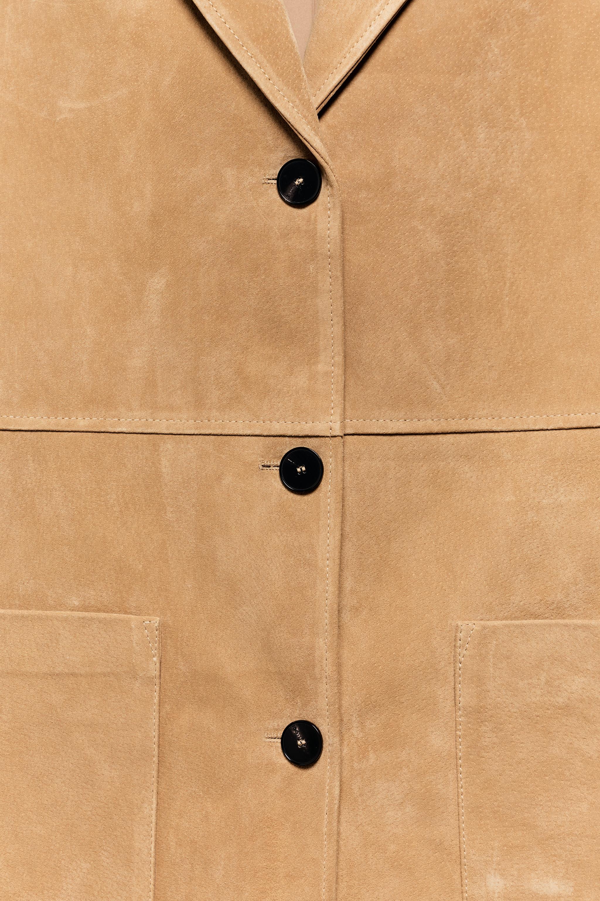 100% SUEDE LEATHER JACKET