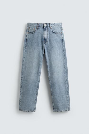 REGULAR FIT JEANS - Mid-blue by Zara