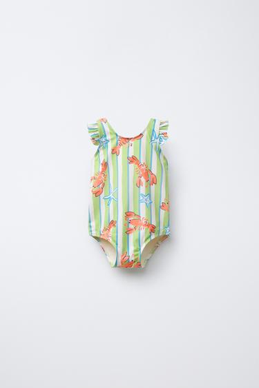 2-6 YEARS/ HEARTS SWIMSUIT