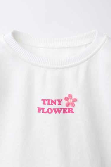 T-SHIRT À LACETS ET CARREAUX VICHY - Blanc cassé de Zara - Image 2