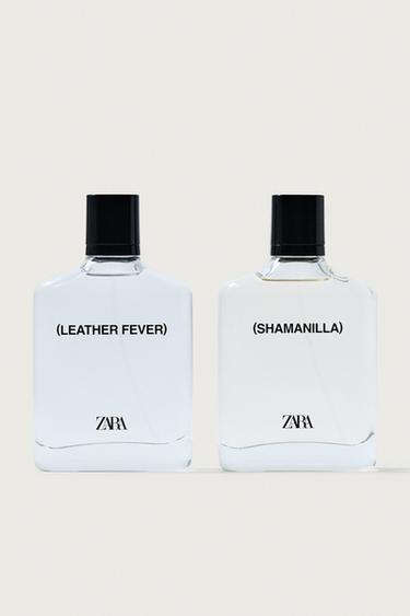 (SHAMANILLA) + (LEATHER FEVER) EDP 2 x 100 ML / 3.38 fl. oz - TINTED LEATHER by Zara