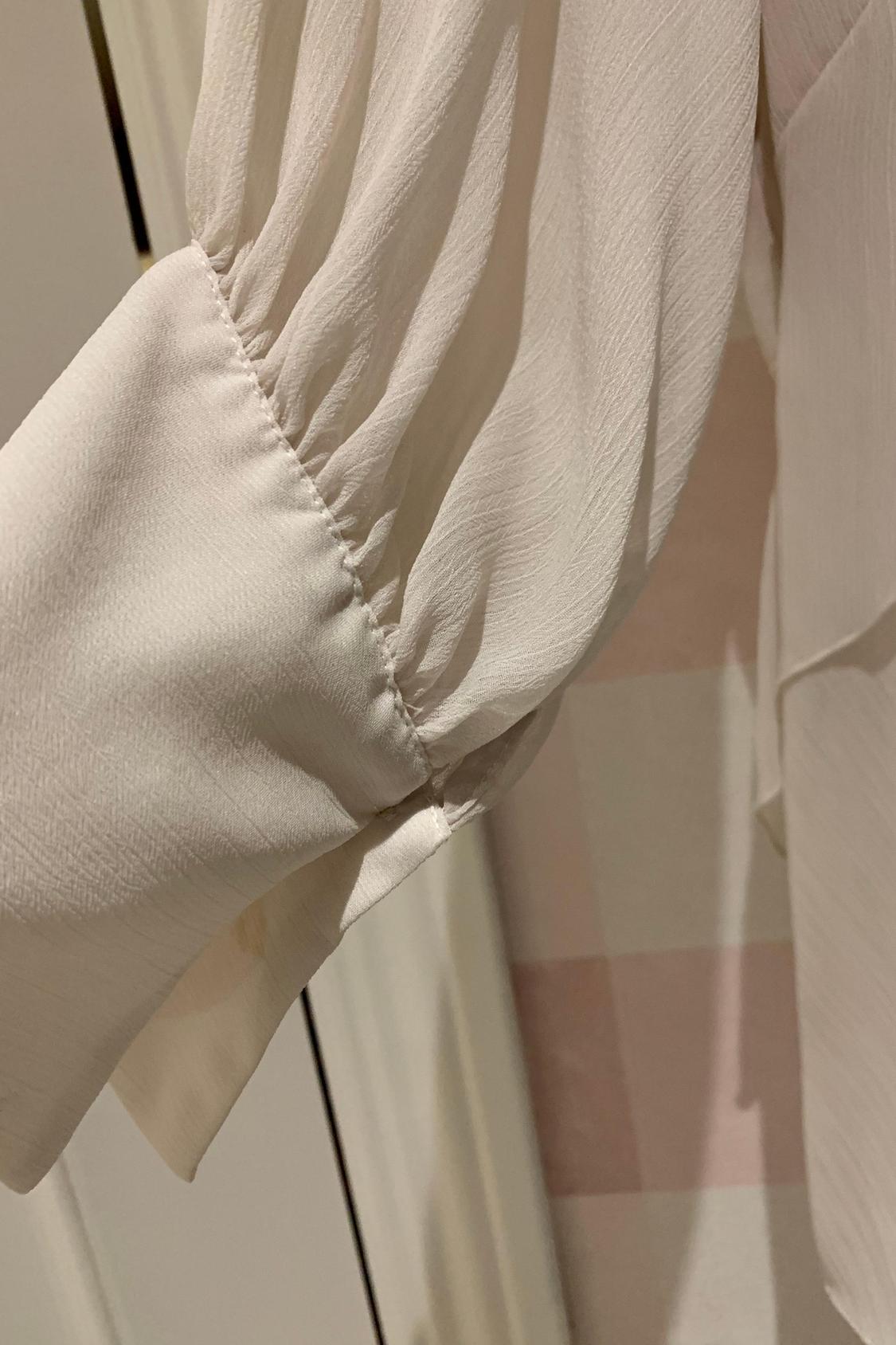 LONG BLOUSE WITH TIE NECK - Image 5