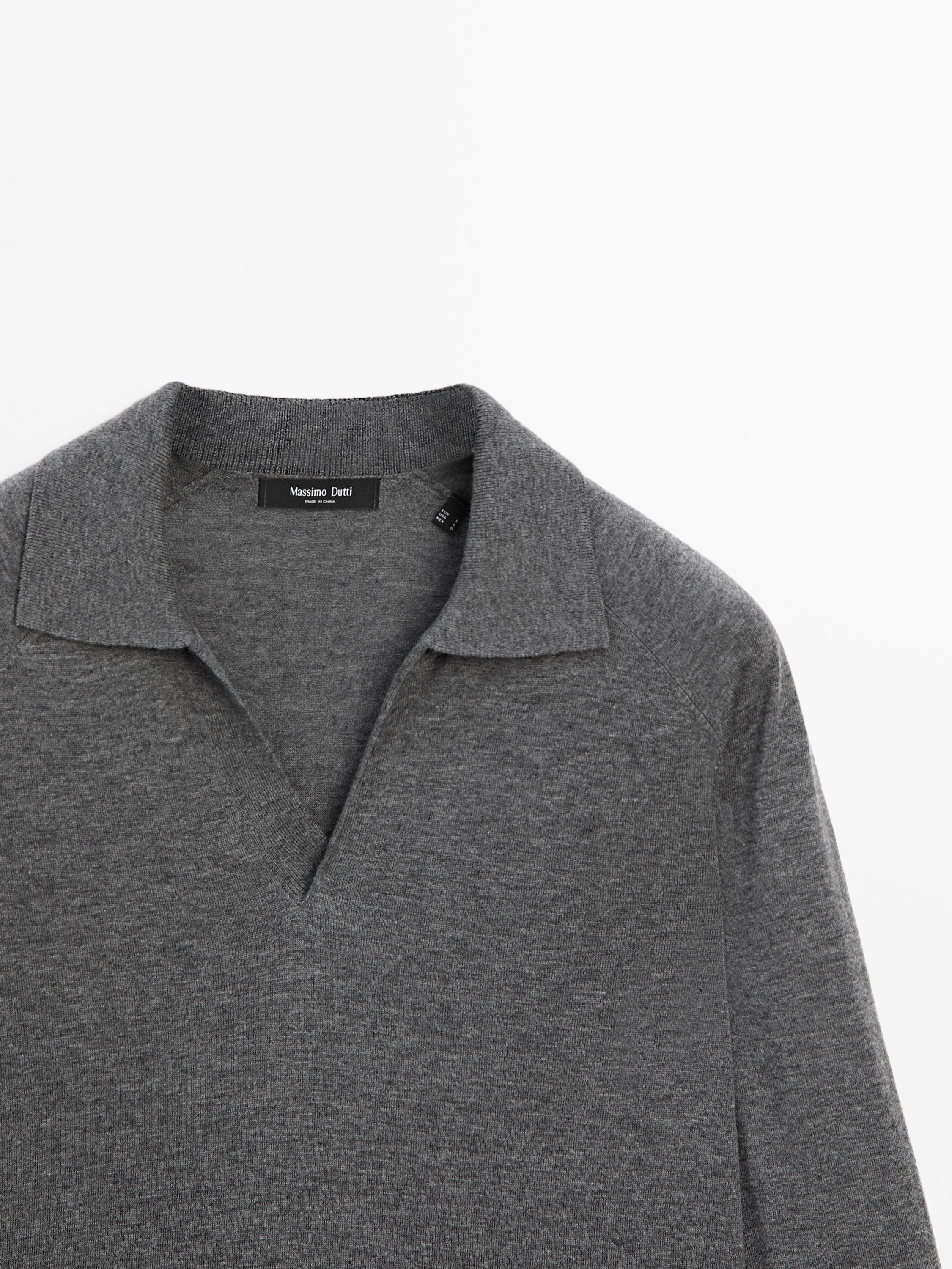 wool blend polo knit sweater/3color | F A S H I
