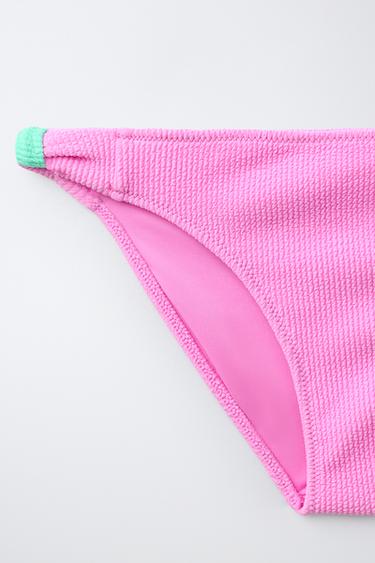6-14 ANS/BIKINI TEXTURE NŒUD - Fuchsia de Zara - Image 3