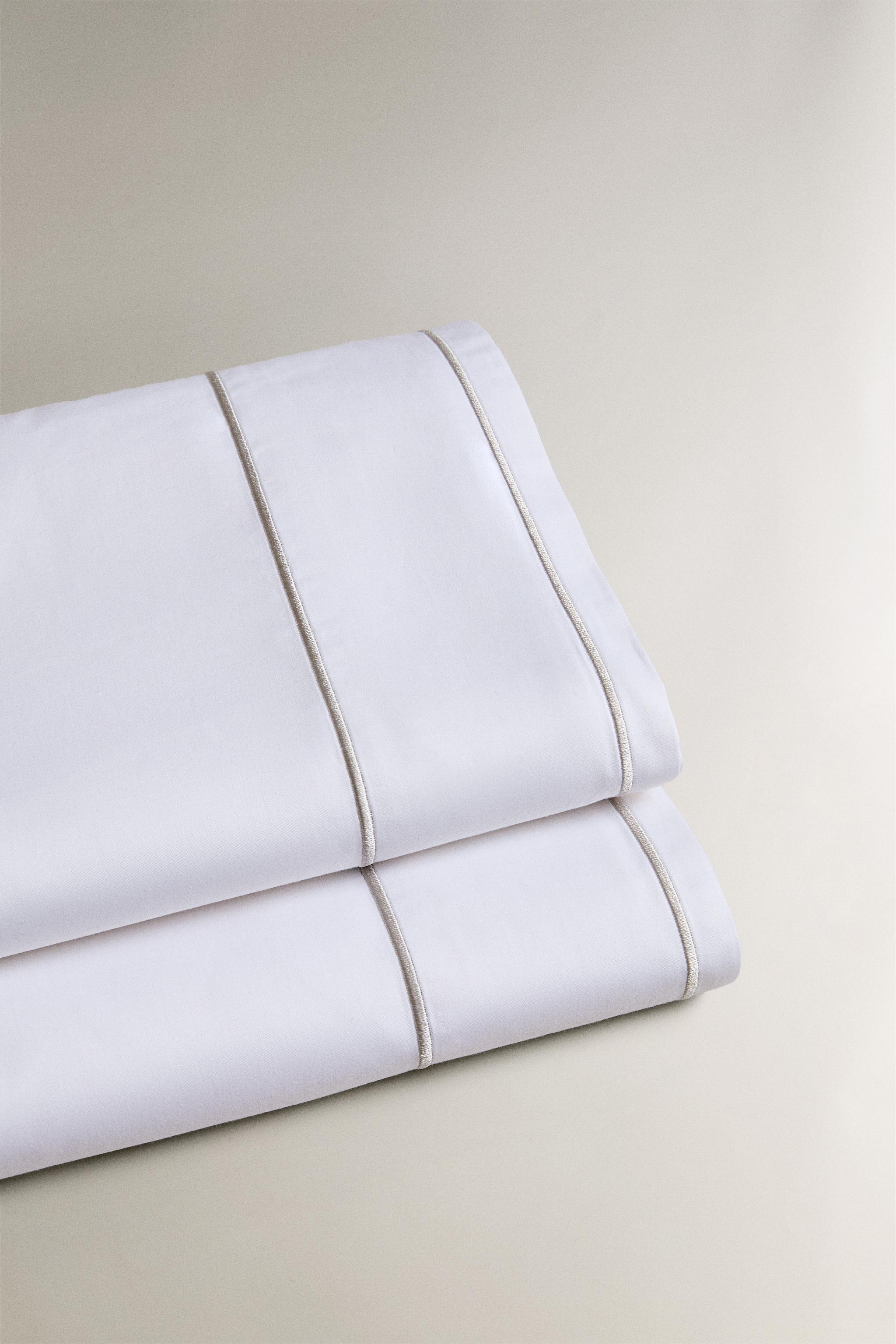 DRAP DE DESSUS SATIN FESTON
