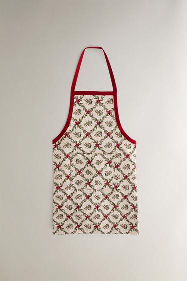 WEIHNACHTS-BLUMENSCHÜRZE - Grün von Zara - Bild 0