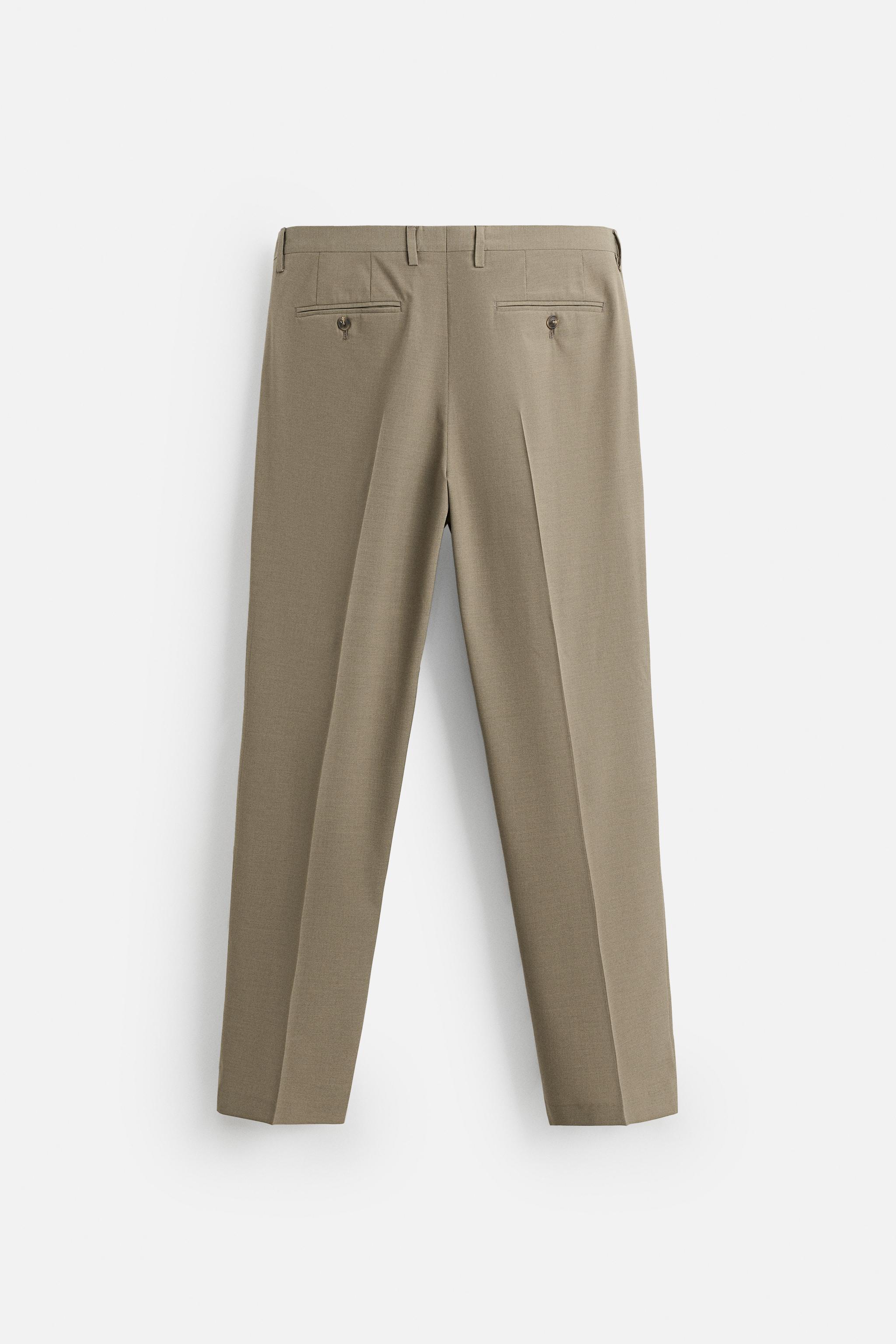 PANTALON DE COSTUME STRUCTURÉ