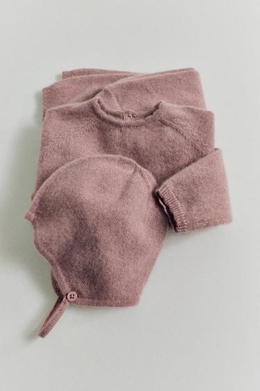 100% CASHMERE SWEATER - Light pink by Zara - Image 5
