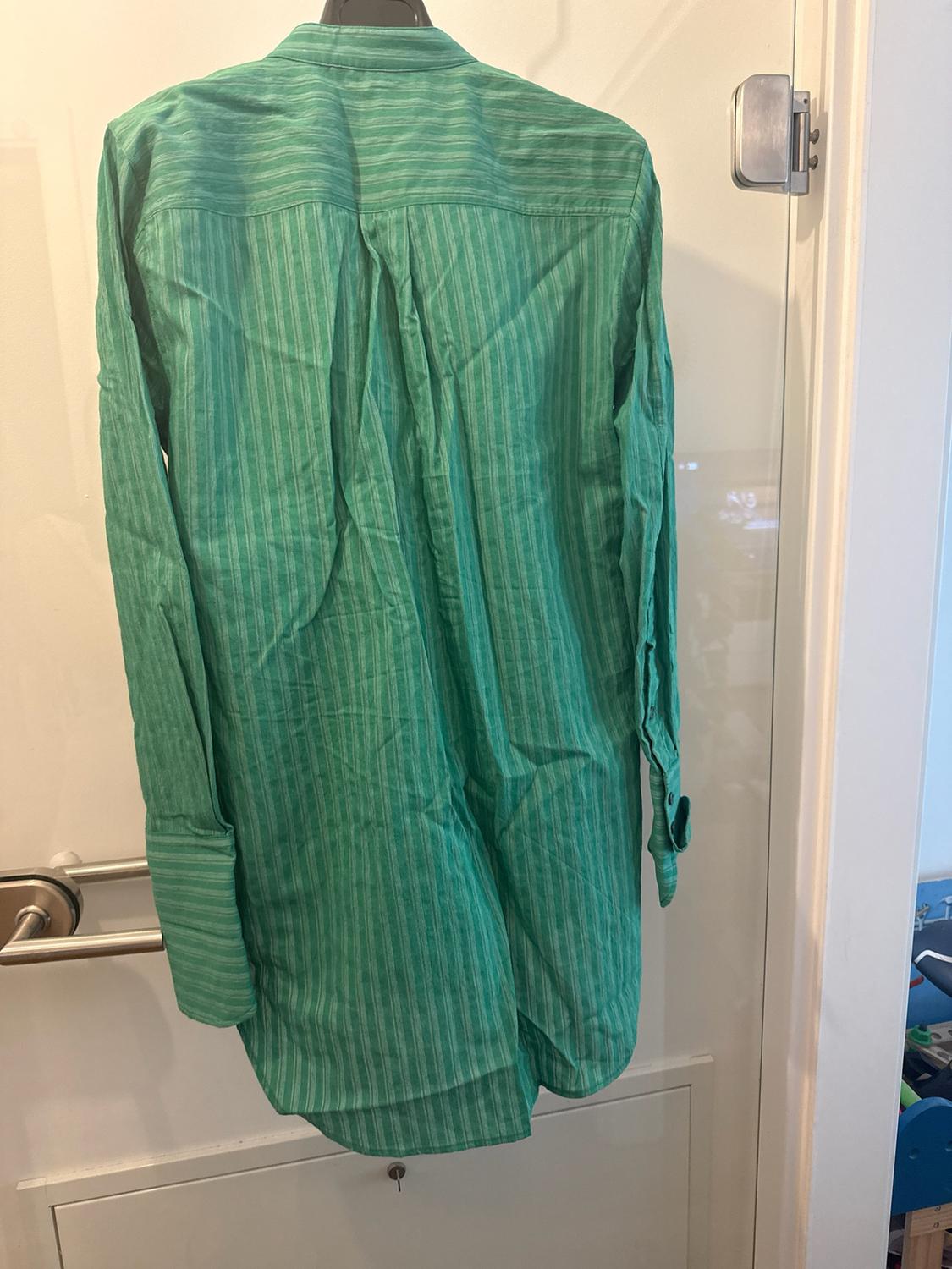 ZW COLLECTION STRIPED BIB SHIRT - Image 2