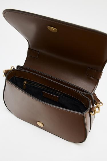 CROSSBODY BAG - Dark tan by Zara - Image 3