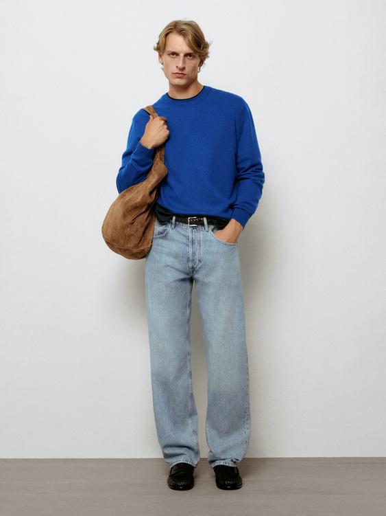 Zara Wide-leg jeans - Light blue - Image 0
