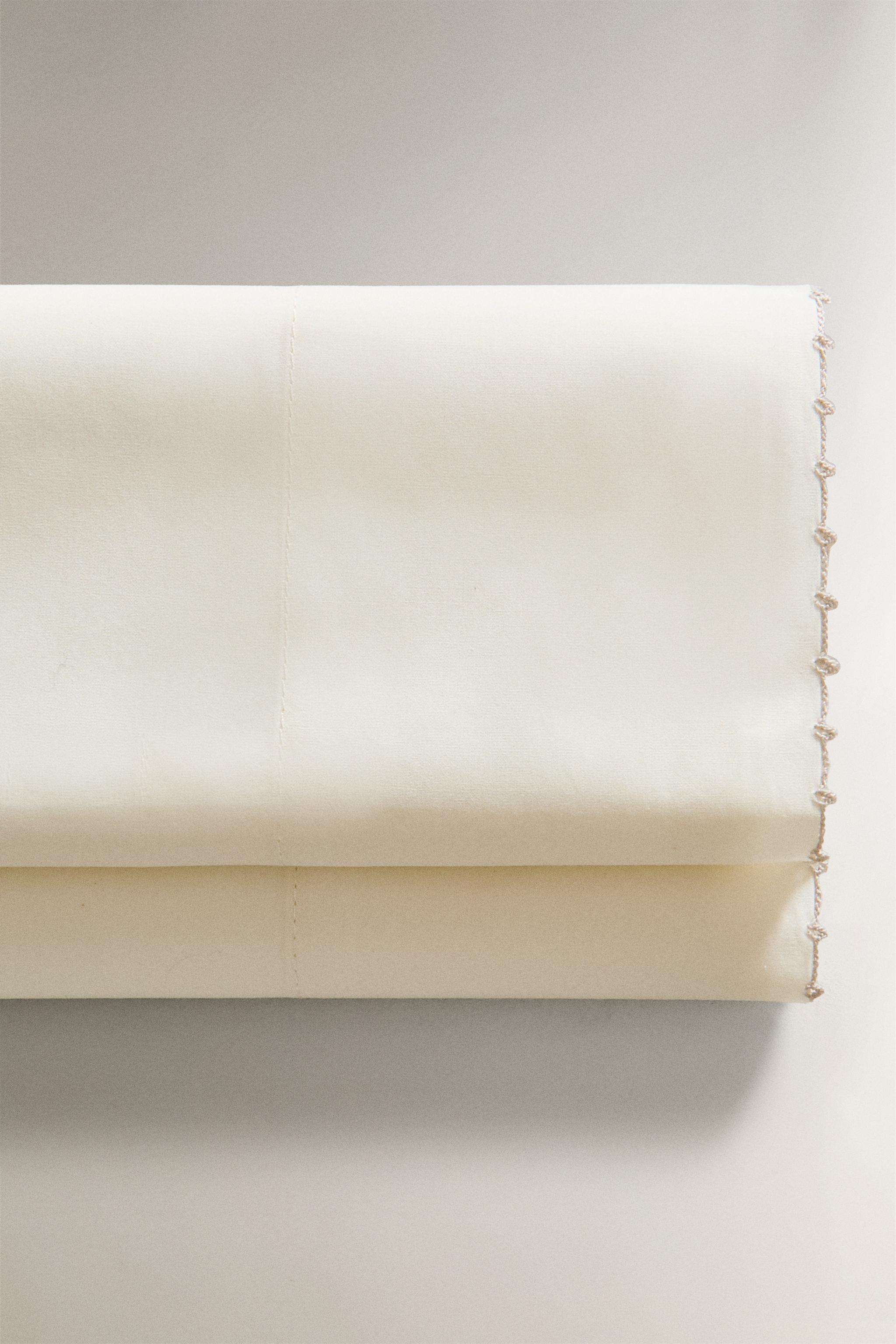 Zara MINI CRIB SHEET SET WITH TRIM DETAIL — фото 2