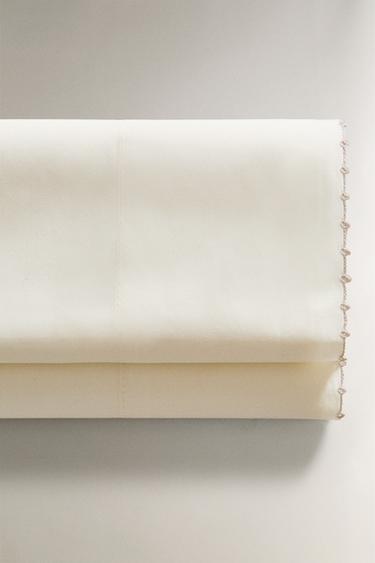 ENSEMBLE DE DRAPS MINI-LIT BÉBÉ PIQUÉ - Blanc cassé de Zara - Image 1