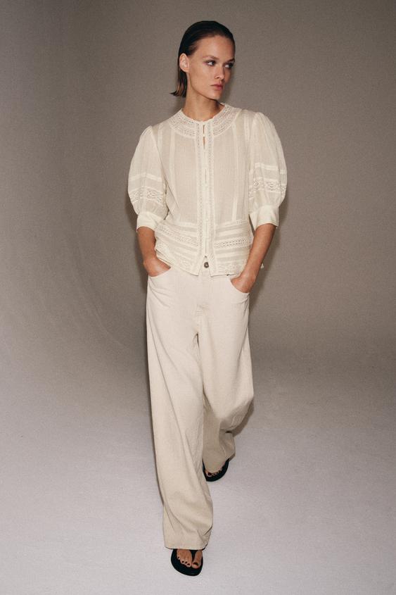 ZW COLLECTION ROMANTIC LACE BLOUSE