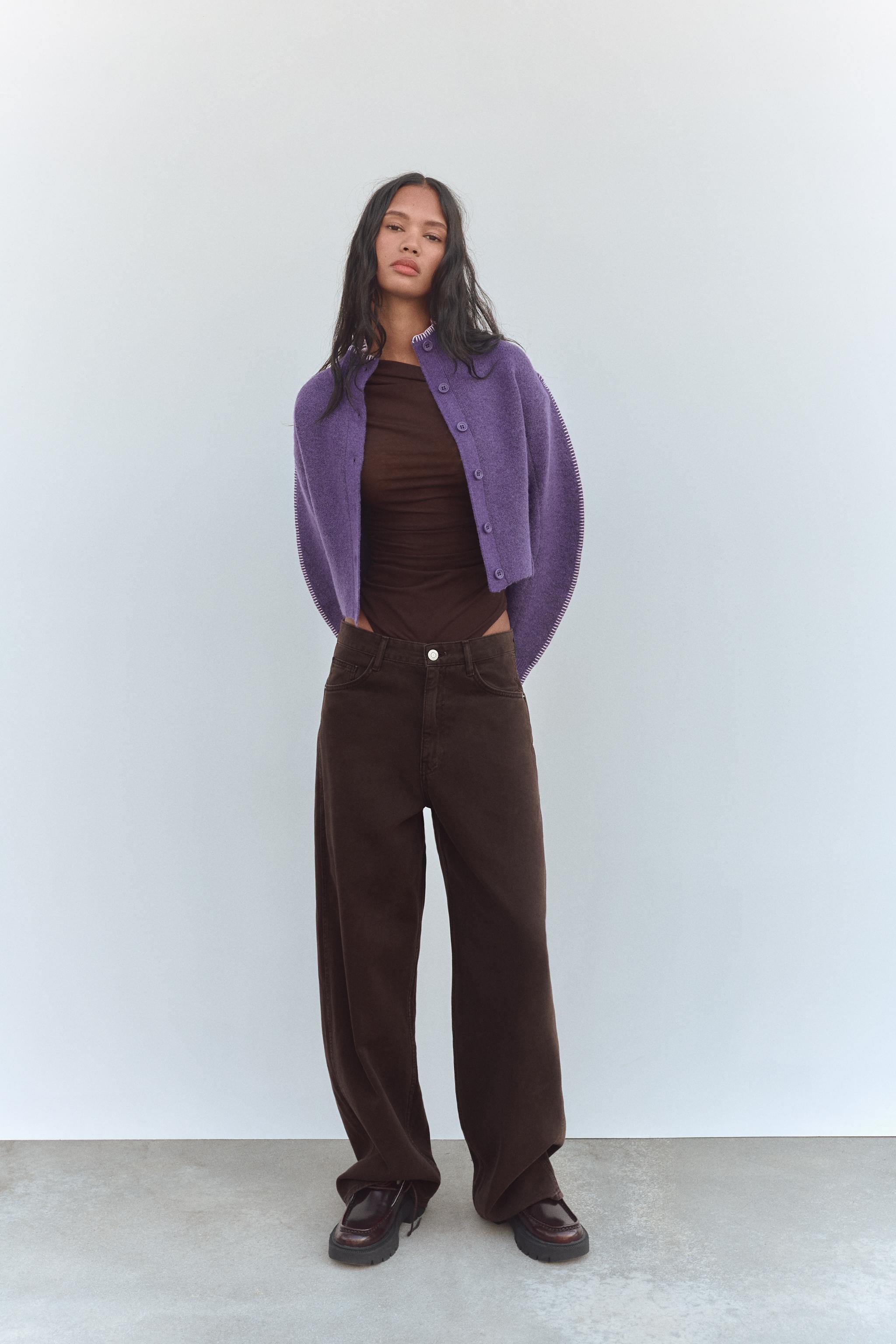 Purple cardigans for women best sale