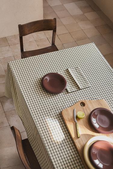 NAPPE CARREAUX ET SURPIQÛRE - Vert de Zara - Image 5